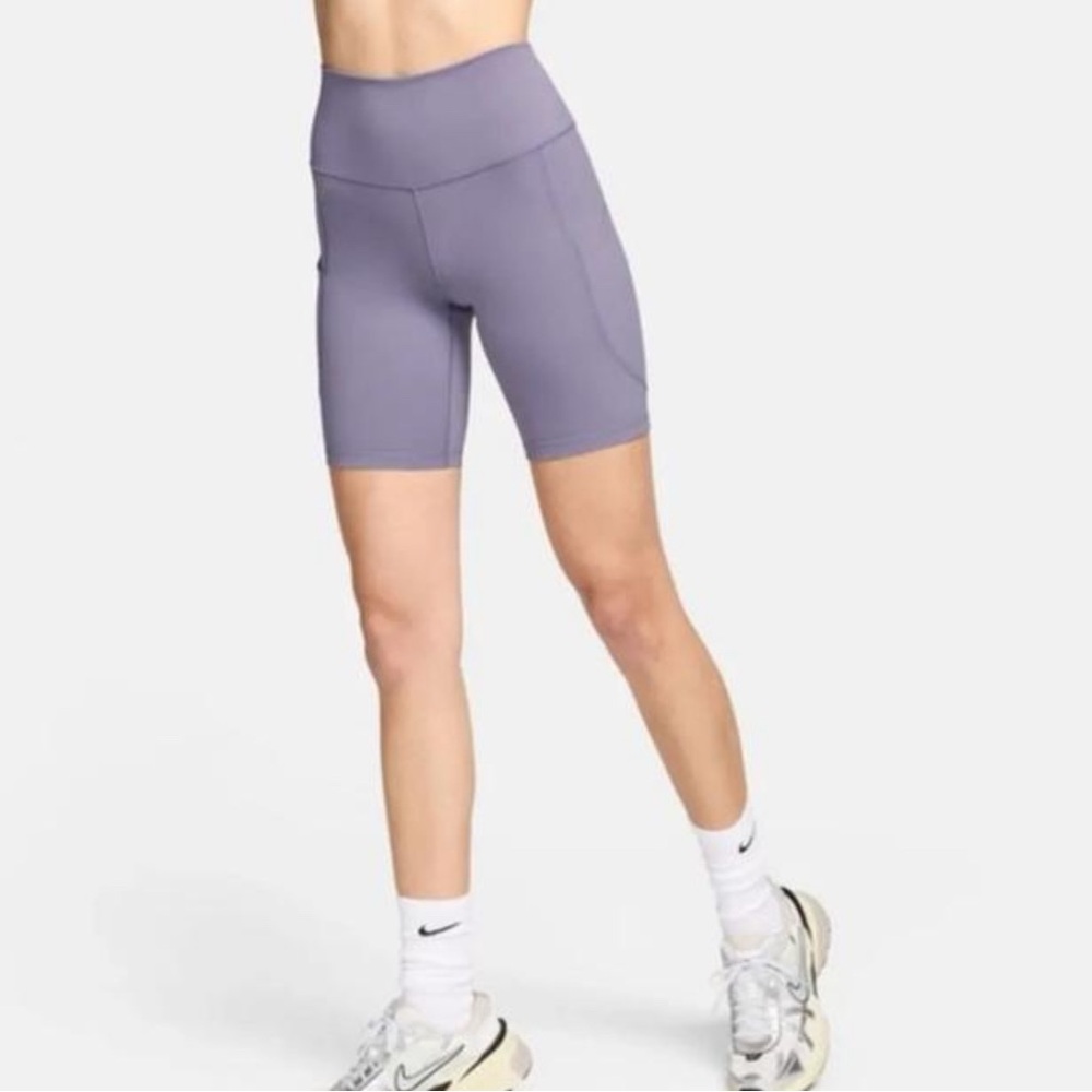 Nike Women's Lavender Bike Shorts with Pockets NWT Size XS
